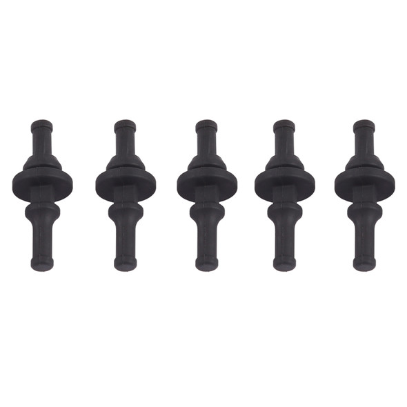 20 PCS 29.9mm Anti Vibration Soft Damping Nail Rubber Silicone Computer Fan Screw (Black)