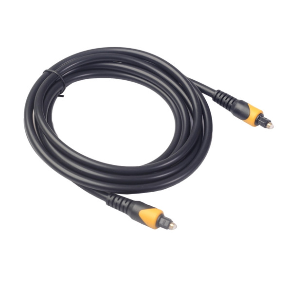 QHG01 SPDIF Toslink PVC Double Color Optic Audio Cable, Length: 2m