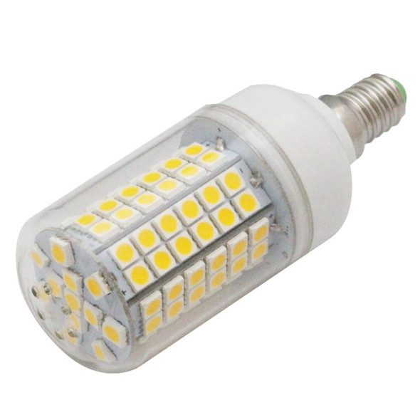 E14 6W White 96 LED SMD 5050 Corn Light Bulb, AC 85-265V