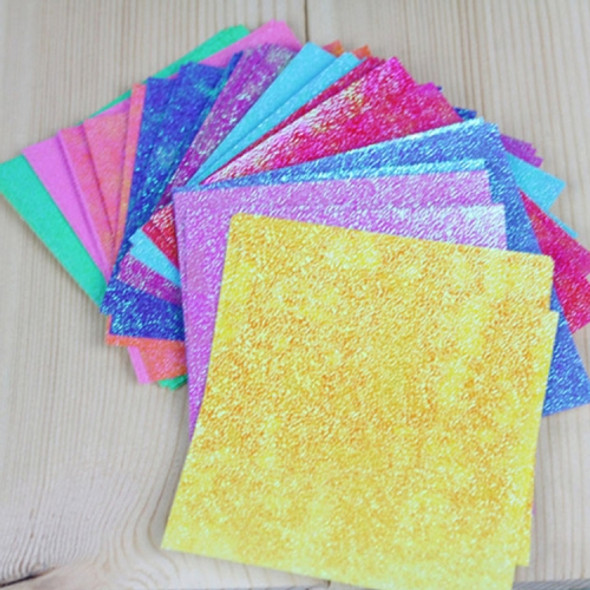 150 PCS Square Single-sided Flash Folding Paper Children's Handmade DIY Scrapbooking Craft Decoration, Size:10×10 cm （50 sheets）