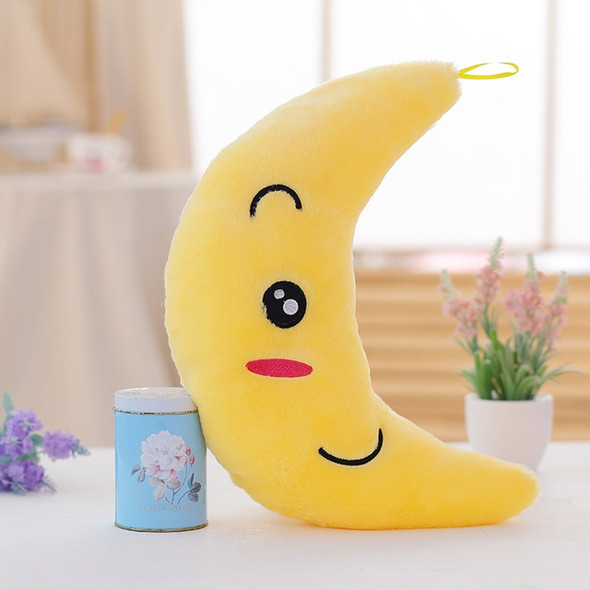 Creative Toy Luminous Pillow Soft Stuffed Plush Toys Gift For Kids Children Girls(Yellow Moon)