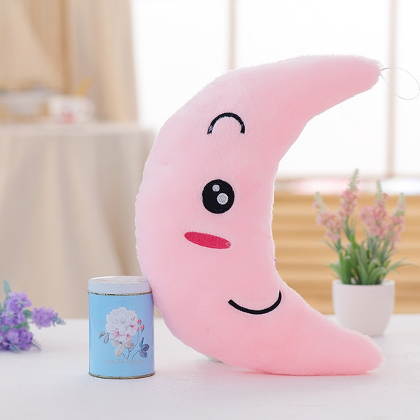 Creative Toy Luminous Pillow Soft Stuffed Plush Toys Gift For Kids Children Girls(Pink Moon)