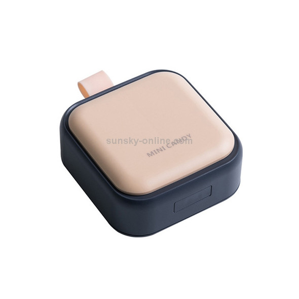 Medicine Packaging Box Portable Portable Storage Box Small Medicine Box(Pink)