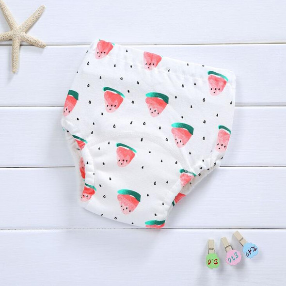 Baby Cotton Washable Four-layer Gauze Diaper, Suitable Height:110 Yards(Strawberry)