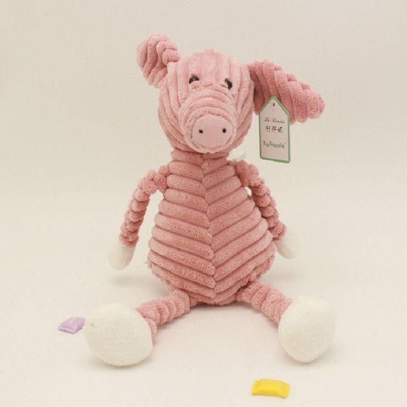Striped Animal Plush Toy Doll Creative Animal Doll, Type:Pig, Height:33cm