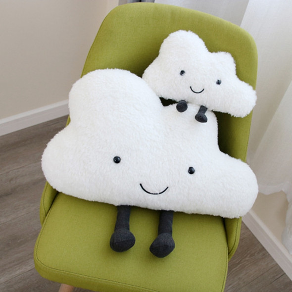 Cloud Pillow Creative Sofa Cushion Plush Toy for Children Gifts, Height:50cm(White)
