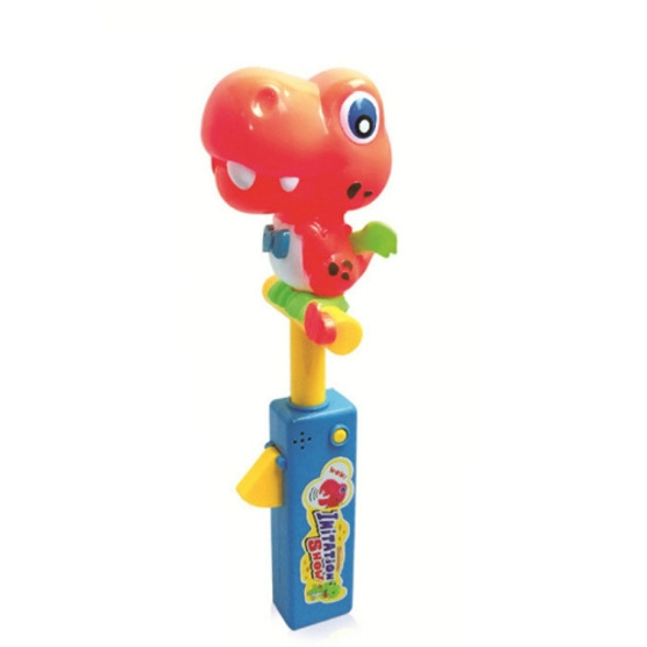 Children Doll Imitate Show Induction Sound Control Recording Toy(Red Dinosaur)