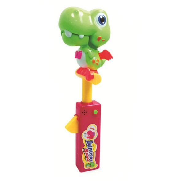 Children Doll Imitate Show Induction Sound Control Recording Toy(Green Dinosaur)