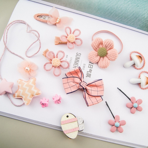 Little Girl Hair Accessories Set Gift Box Children Hairpin Combination Girl Jewelry Headdress Birthday Gift, Style:Bee Models