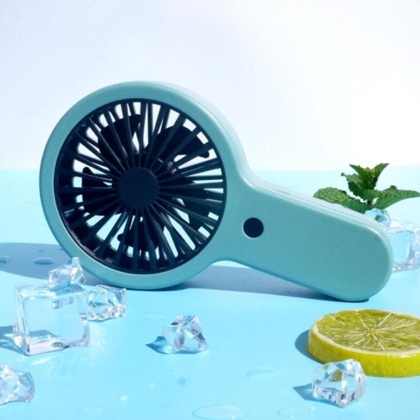 USB Charging Small Fan Portable Outdoor Mini Handheld Fan(Sea Blue)