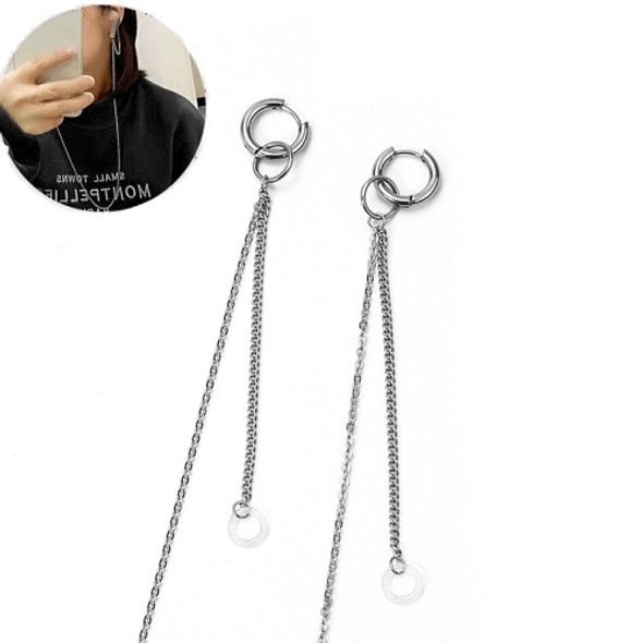 3 PCS E2640 For AirPods Wireless Bluetooth Headset Anti-lost Integrated One-piece Chain Earrings(Earrings)