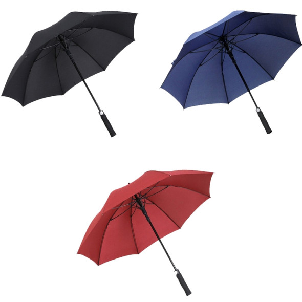 Impact-proof Rainproof Oversized Golf Umbrella Business Straight Pole Umbrella, Color:Red wine(75cm)