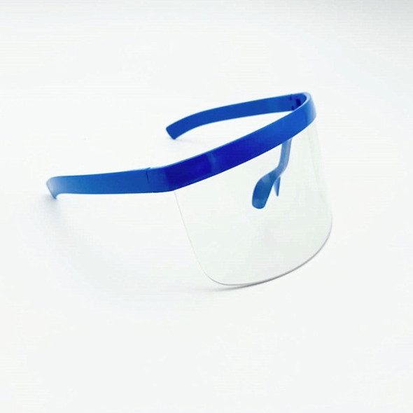 Large Frame Full Protection Outdoor Boy & Girl Sunglasses UV-proof Baby Sunglasses, Frame color: Blue Frame Transparent Film