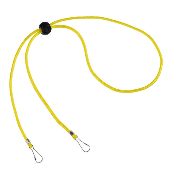 10 PCS Mask Anti-lost Adjustable Lanyard and Ear Hook(Yellow)