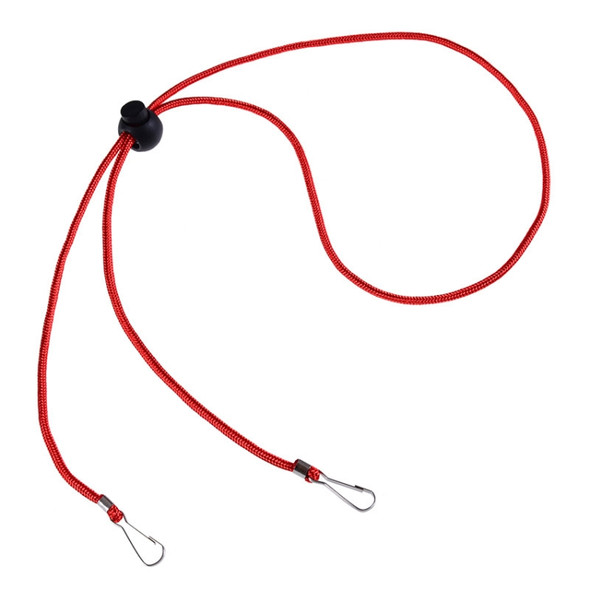 10 PCS Mask Anti-lost Adjustable Lanyard and Ear Hook(Red)