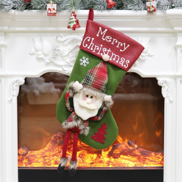 Christmas Decorations Christmas Socks Christmas Tree Pendant Children Gift Candy Bag(Senior)