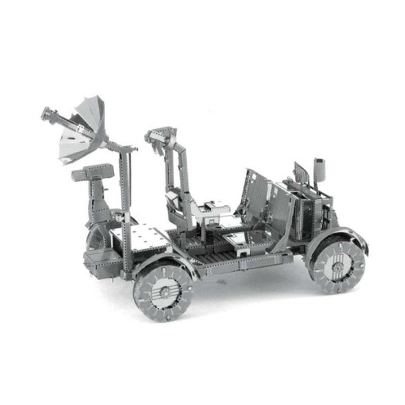 3 PCS 3D Metal Assembly Model DIY Puzzle, Style: Apollo Lunar Rover