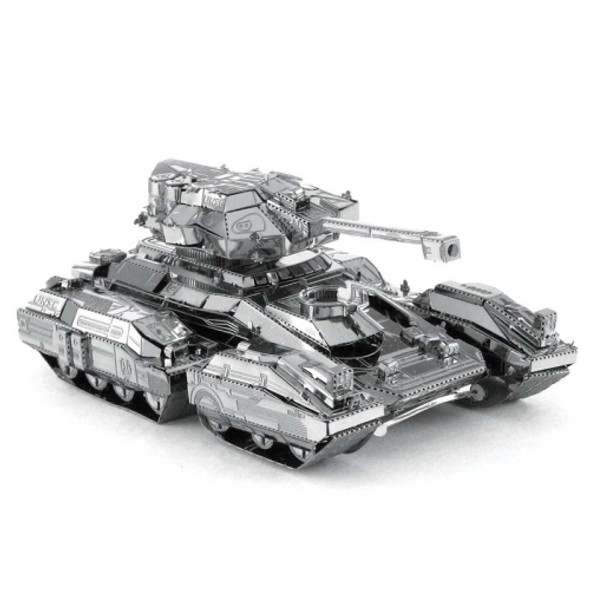 2 PCS 3D Metal Assembled Tank Model DIY Puzzle, Style: Scorpio Tank