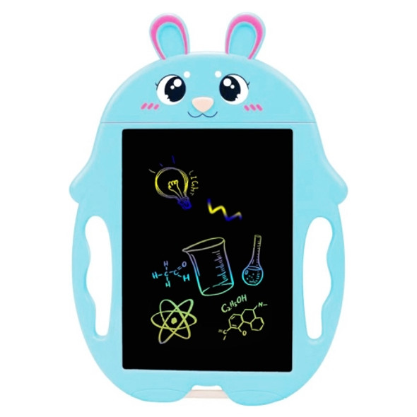 9 inch Children Cartoon Handwriting Board LCD Electronic Writing Board, Specification:Color  Screen(Blue Rabbit)