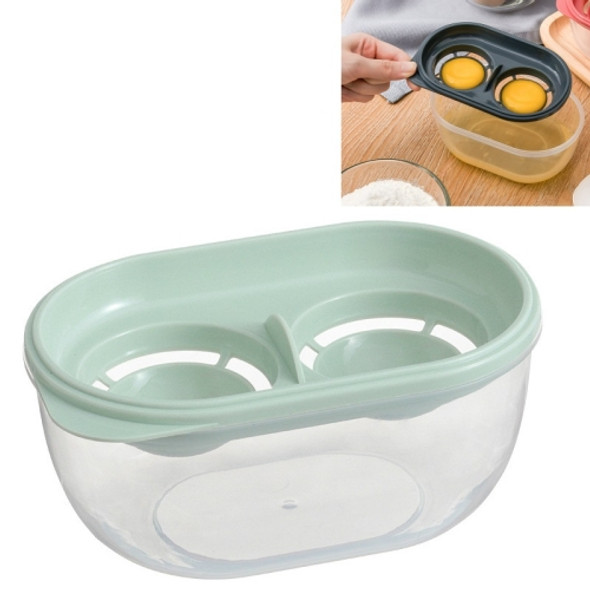 5 PCS Egg White Separator with Storage Box Household Large-Capacity Fast Filtration & Separation Baking Tools(Mint Green)