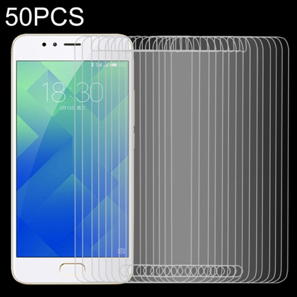 50 PCS 9H 2.5D Tempered Glass Film for Meizu M5S