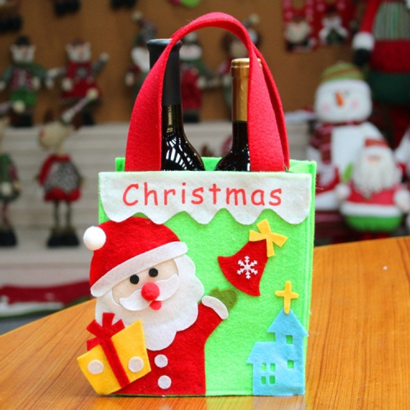 2 PCS Christmas Candy Gift Bag Christmas Decoration Candy Bag Christmas Gift Bag(Santa Claus)