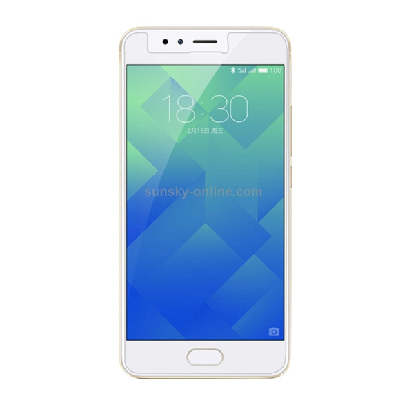 100 PCS 9H 2.5D Tempered Glass Film for Meizu M5S