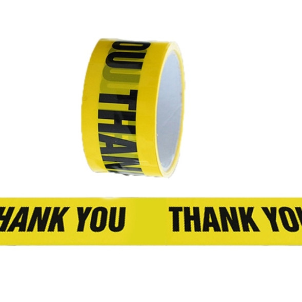 3 PCS Floor Warning Social Distance Tape Waterproof & Wear-Resistant Marking Warning Tape(Thank you)