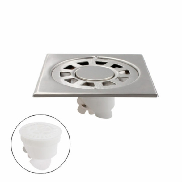 3 PCS Stainless Steel Square Deodorant Floor Drain Bathroom Kitchen Filter