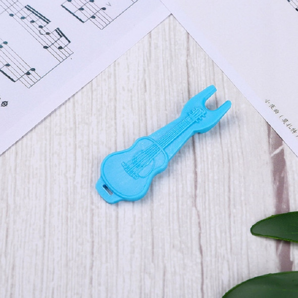 50 PCS Acoustic Guitar String Starter Pull Solid String Cone Guitar Change Tool(Blue)