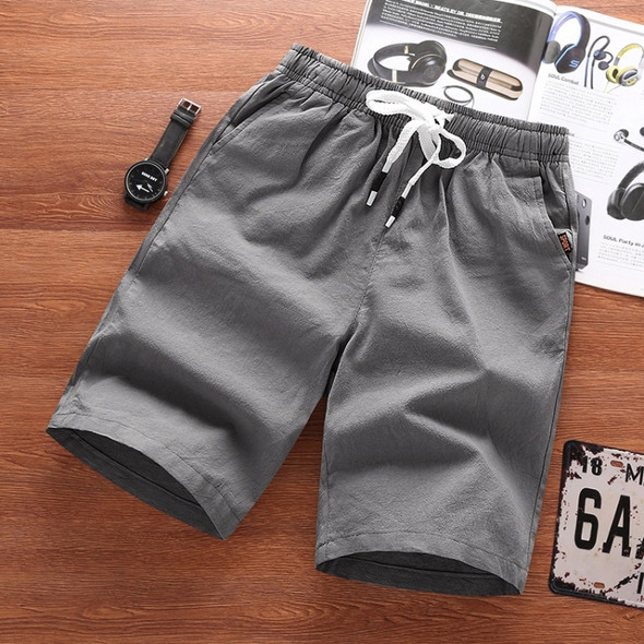 Men Thin Section Sweatpants (Color:Grey Size:L)