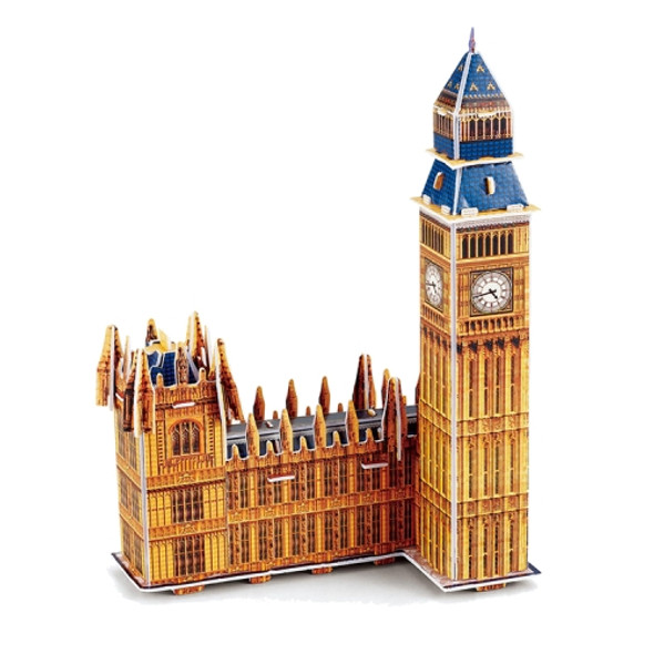 3 PCS 3D Puzzle Mini World Building Model Children Assembling Intellectual Toys(Big Ben)