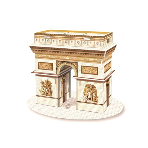 3 PCS 3D Puzzle Mini World Building Model Children Assembling Intellectual Toys(Arc de Triomphe)