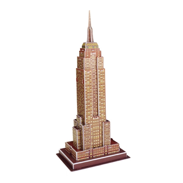3 PCS 3D Puzzle Mini World Building Model Children Assembling Intellectual Toys(Empire State Building)