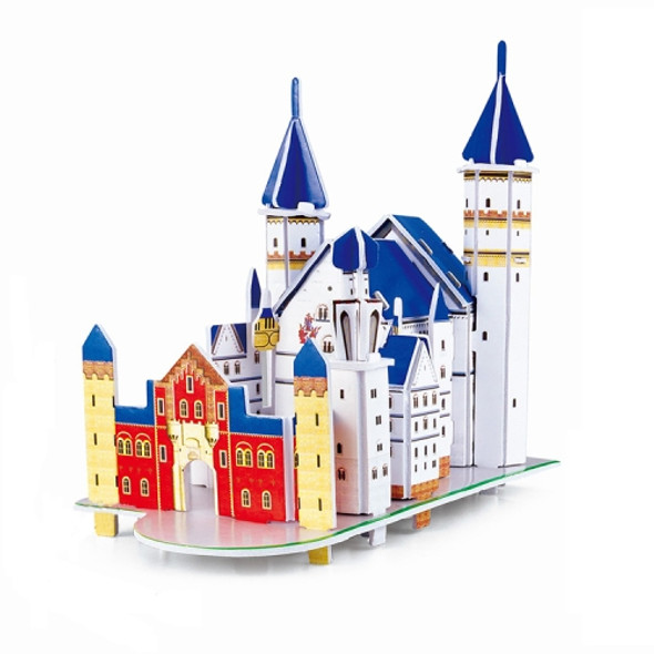 3 PCS 3D Puzzle Mini World Building Model Children Assembling Intellectual Toys(Neuschwanstein)