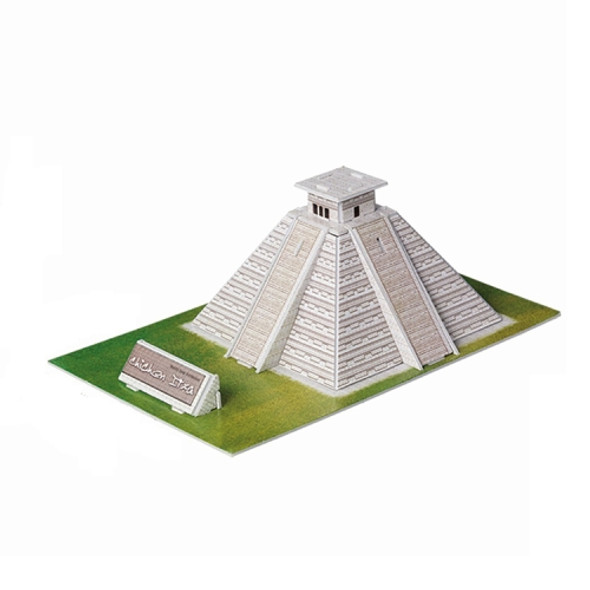 3 PCS 3D Puzzle Mini World Building Model Children Assembling Intellectual Toys(Mayan Pyramid)