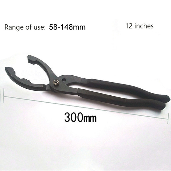 12 Inch Car Repairing Oil Filter Wrench Plier Disassembly Dedicated Clamp Filter Grease Wrench Special Tools