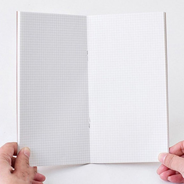 Creative Simple Traveler Series Kraft Refill Diary Notebook(Square Lattice)