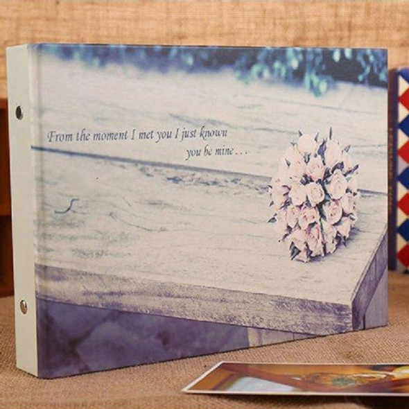 10 inch Movie Playing Board Album Paste Album Inner Ring Polaroid Album(Rose)