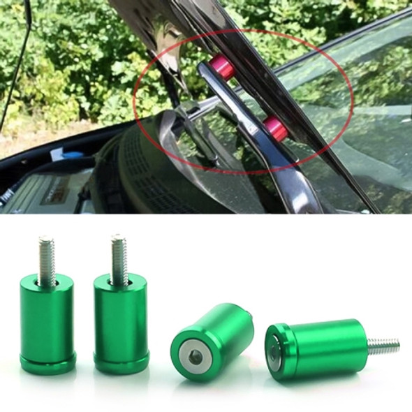 4 PCS Car Modified Isolation Column Engine Cover Blocked Up Screw Engine Turbine Ventilation Gasket Screw Washer (Green)