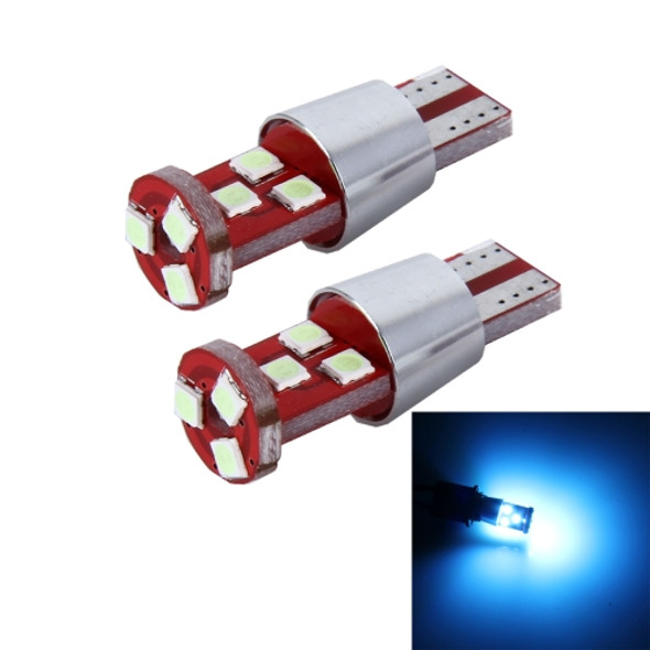 2 PCS T10 2.5W 9 SMD-3030 LED Car Clearance Lights Lamp, DC 12V(Ice Blue Light)