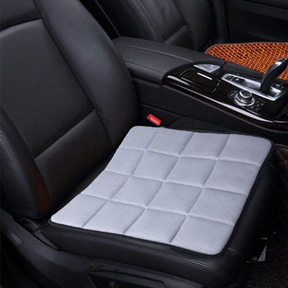 Universal Breathable Four Season Auto Ice Blended Fabric Mesh Seat Cover Cushion Pad Mat for Car Supplies Office Chair(Grey)