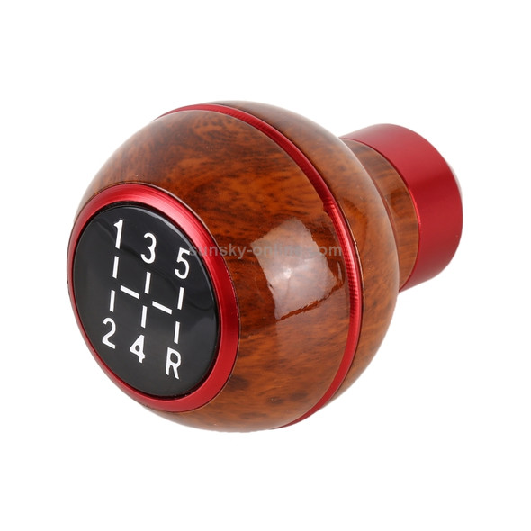 Car Shift Handball Gear Lever Gear 6-stall Wood Texture Shift Knob