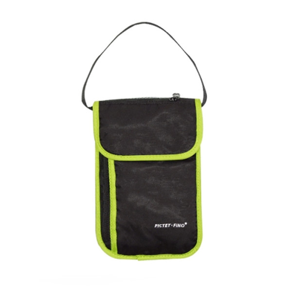 PICTET FINO RH70 Polyester Check Cloth Ultra-thin Document Bag, Size: 21 x 13cm (Green)
