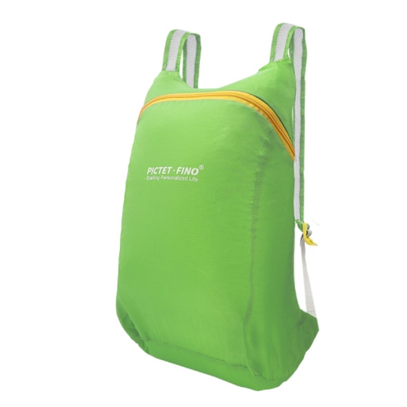 PICTET FINO RH30 210T Lattice Polyester Waterproof Foldable Backpack, Capacity: 14L (Green)