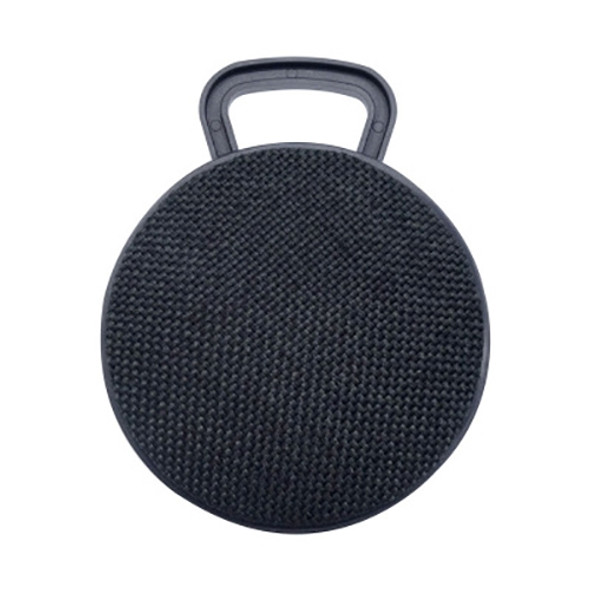 A01L Cloth Texture Round Portable Mini Bluetooth Speaker, Support Hands-free Call & TF Card(Black)