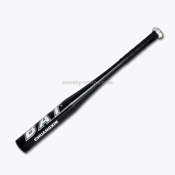 Aluminium Alloy Baseball Bat Of The Bit Softball Bats, Size:25 inch(63-64cm)(Black)