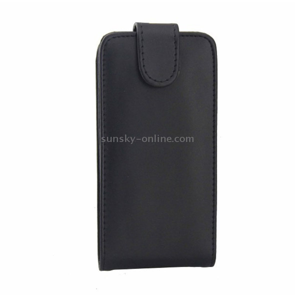 For HTC Desire 601 / Zara Vertical Flip Magnetic Snap Leather Case(Black)