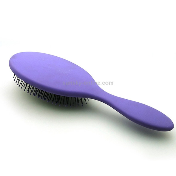 Soft Women Hair Brush Salon Hairstyles Comb Wet Dry Scalp Massage Brushes(Purple)