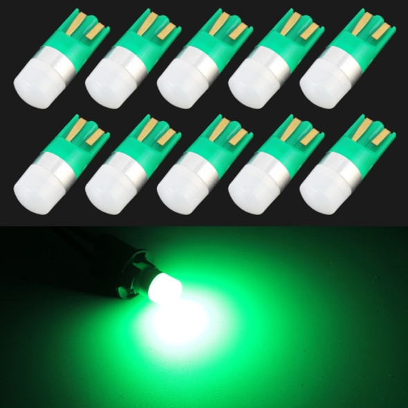 10 PCS T10 / W5W / 168 / 194 DC12V / 0.6W 1LEDs SMD-3030 Car Clearance Light (Green Light)